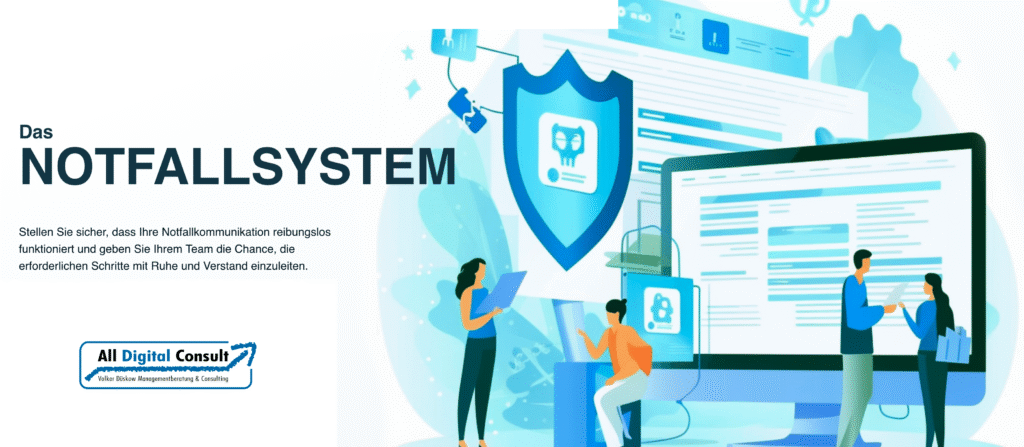 Das Notfallsystem: Stellen Sie sicher, dass Ihre Notfallkommunikation reibungslos funktioniert und geben Sie Ihrem Team die Chance, die erforderlichen Schritte mit Ruhe und Verstand einzuleiten.